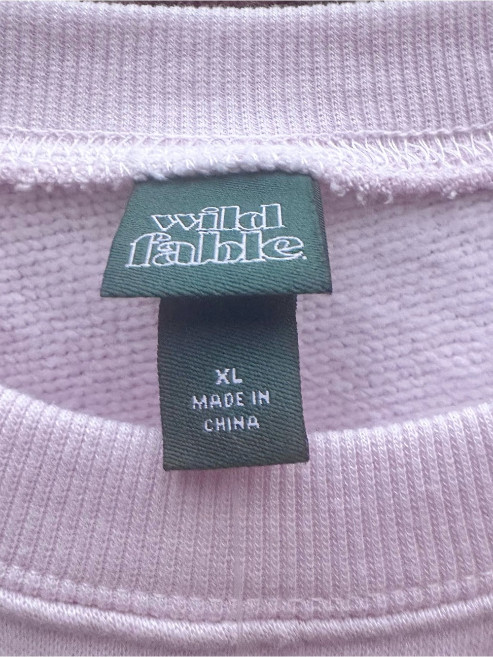 Wild Fable Le Montblanc Pink Sweatshirt XL Ski Mountain Chamonix Mont Blanc NWT - Picture 6 of 13